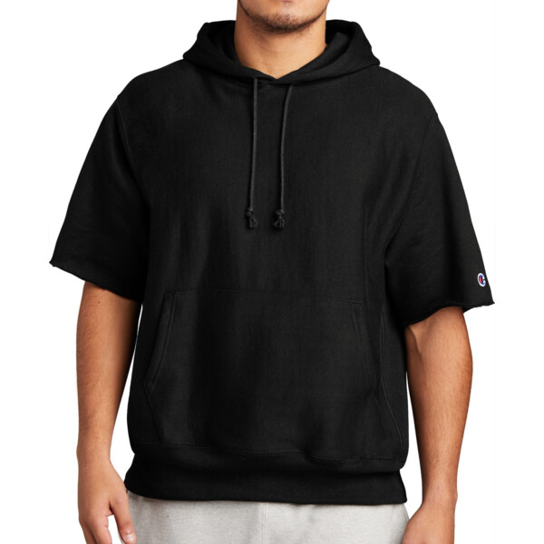 Premium Short Sleeve Hooded Sweatshirt Thumbnail