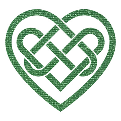 Celtic Heart  Metallic Green   1  Thumbnail
